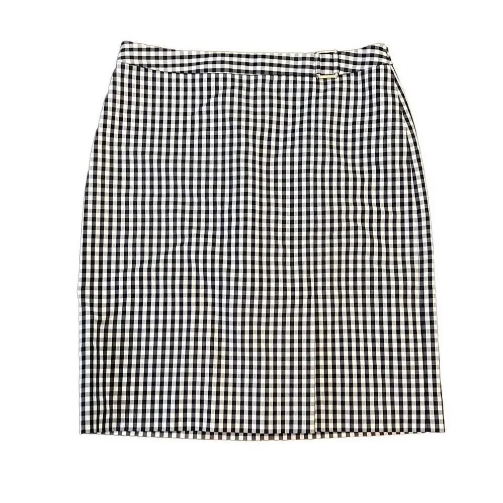 Brooks, brothers, petite, checkered skirt, size 6, petite